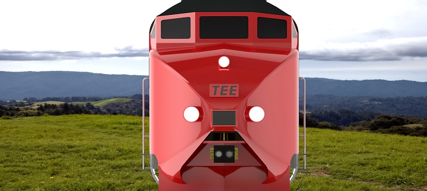 荷兰铁路欧洲快车模型3D图纸 Solidworks设计 附工程图